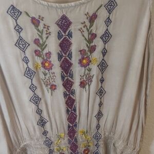 Embroidered Sleeveless Dress southwestern cowgirl